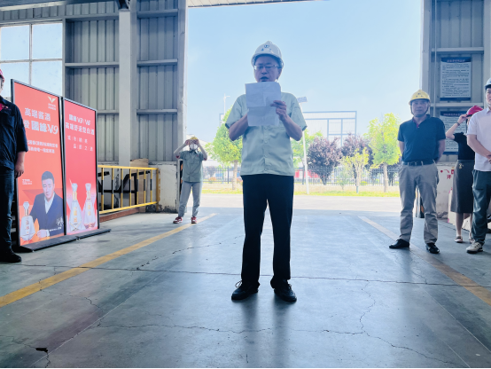 首屆逸洋職工技能大賽：物流部——行車(chē)大比武